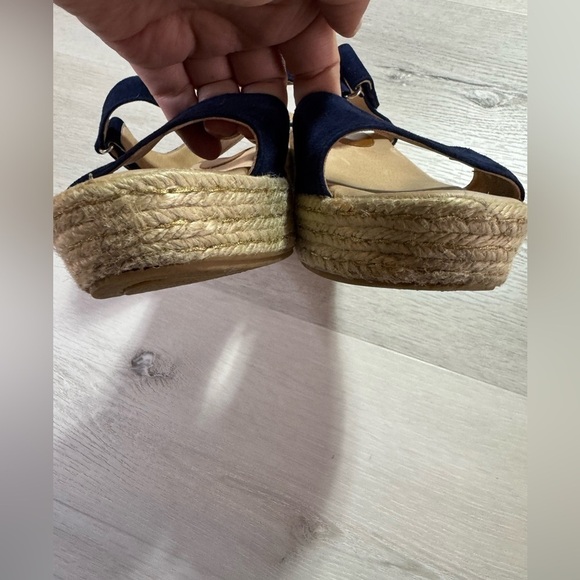 Patricia Green Corrie Platform Espadrilles in Navy, Size 41 - Picture 8 of 14